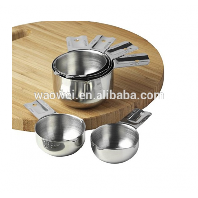 Stainless Steel 6 Piece Stackable Set Measuring Cups