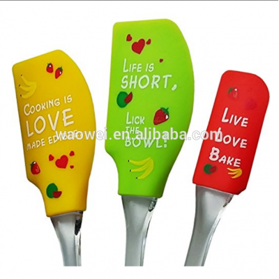 Baking Gifts Silicone Rubber Spatula Set of 3