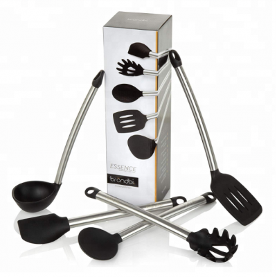 Premium Stainless Steel Handles Silicone Kitchen Utensil Set